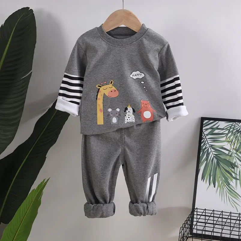 Комплекты одежды для мальчиков и девочек весенне осенняя одежда маленьких