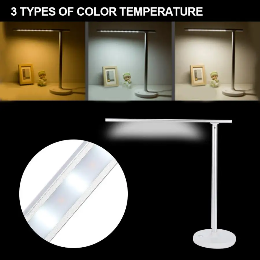 USB светодиодный сенсорный выключатель настольная лампа для защиты глаз