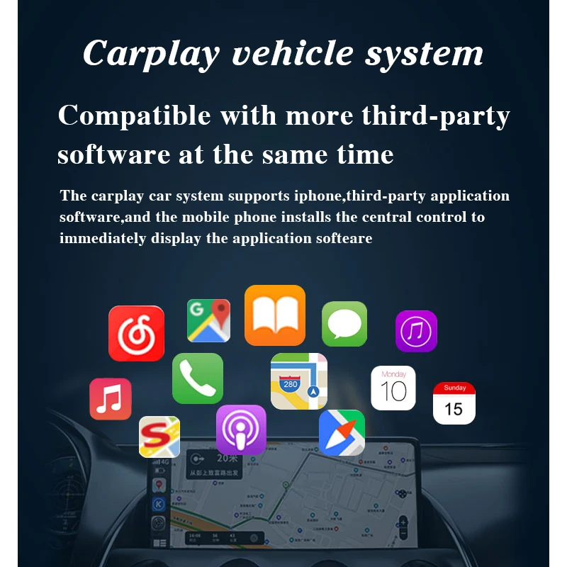 Беспроводной адаптер CarPlay для Toyota Corolla Highlander FJCruiser Reiz Camry Crown Prius Coaster Prado Previa RAV4 |