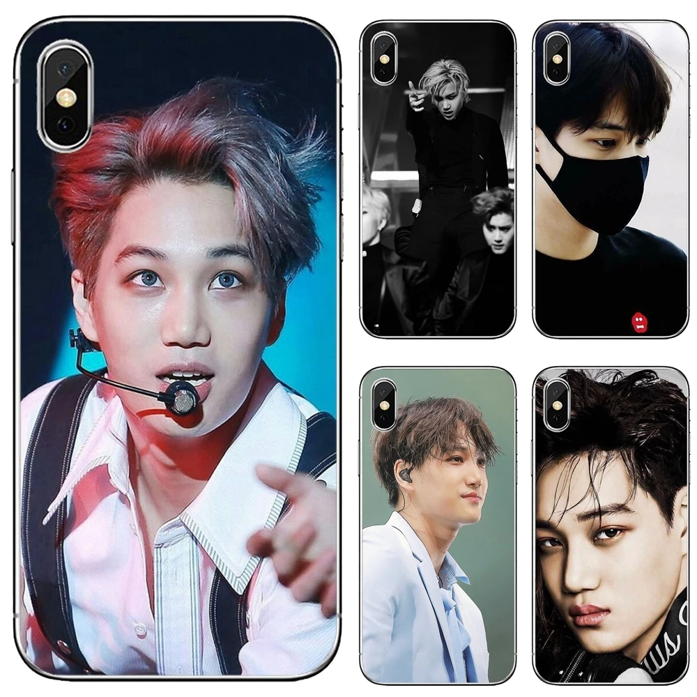 

Silicone Phone Case For Apple iPhone 10 11 12 Pro Mini 4S 5S SE 5C 6 6S 7 8 X XR XS Plus Max 2020 Kai-Kim-Jong-In-Exo-Kpop