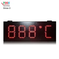 customization factory direct selling wholesale price ip53 outdoor rainproof iron box 6 inch digital led temperature display