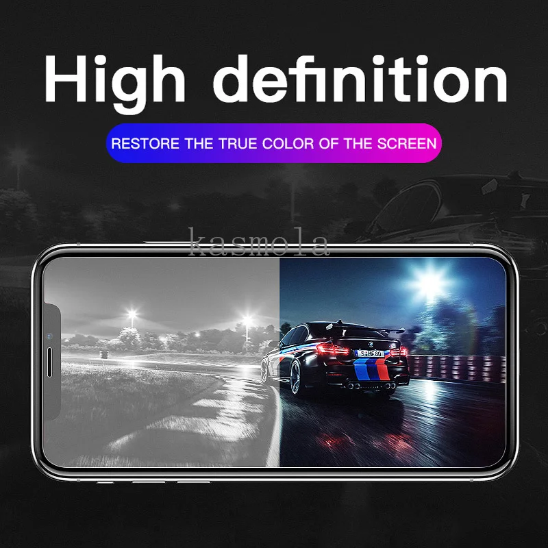 Закаленное стекло 9H для iPhone 8 7 6 6S Plus 5 SE 2 шт. защитная пленка 11 Pro Max X XR XS | Мобильные