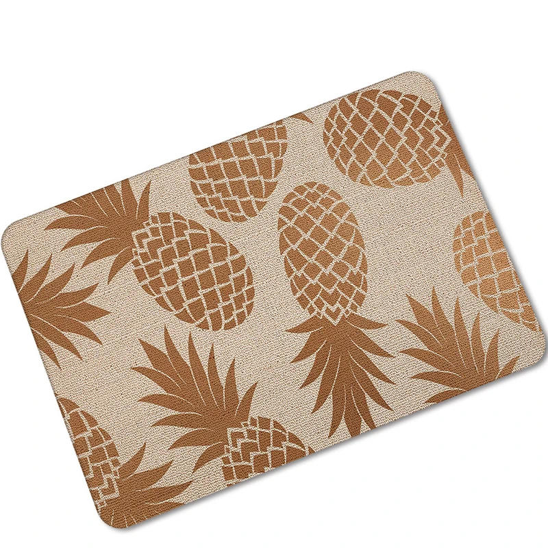 Zeegle приветствуется принт с фруктами резиновый напольный коврик водостойкий