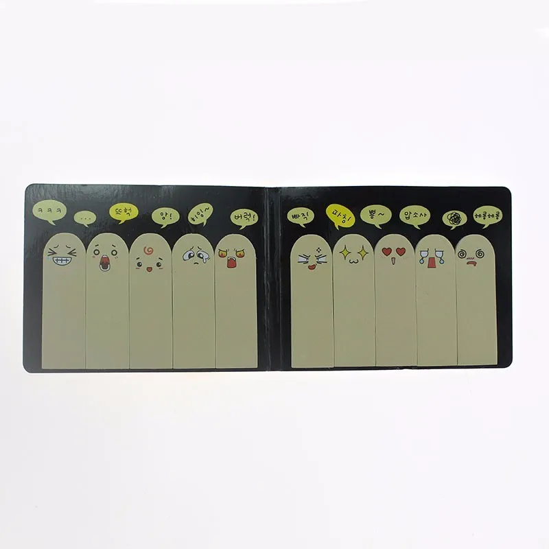 5 шт. Мультяшные Стикеры для заметок, блокнот Filofax, блокноты для заметок, офисные принадлежности, школьные канцелярские принадлежности для пальцев