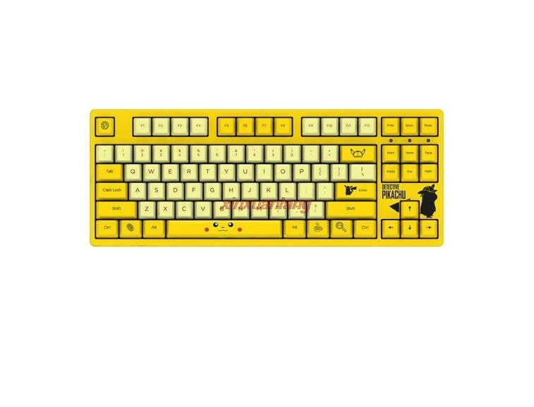 

AKKO 3087 Yellow Wired Mechanical Gaming Keyboard with Cherry MX Switch 87 Keys PBT Computer Gamer Type-C Cable