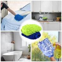 jiamen 1pcs microfiber washable car washing cleaning gloves tool car washer mitt cleaning cloth towel gloves car accessories