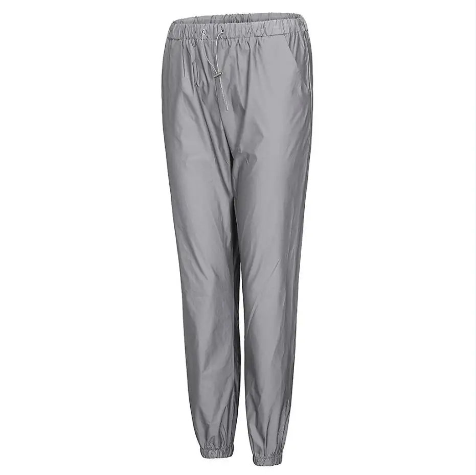 Женские спортивные штаны флэш Светоотражающие ночные брюки для девочек в стиле