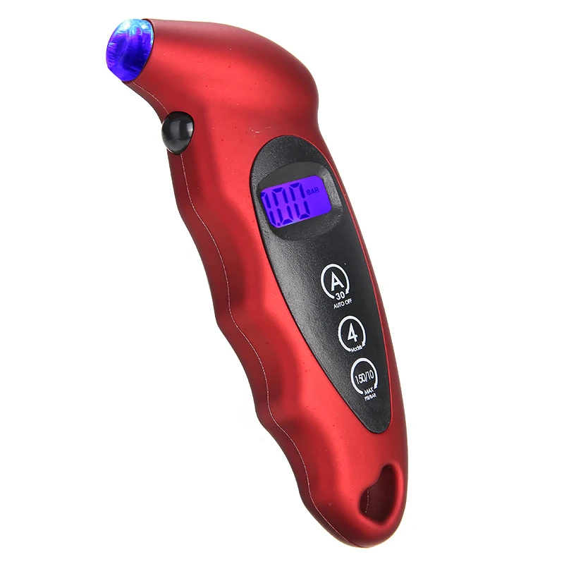 

1 шт., измеритель давления в шинах с ЖК-дисплеем, 0-psi
