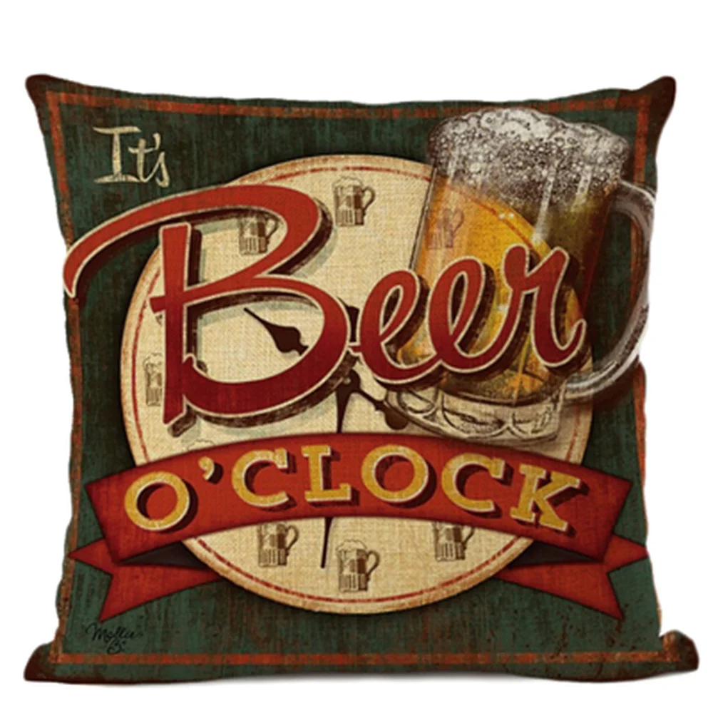 

Чехол для диванной подушки, 45x45 см, Beer Подушка с алфавитом