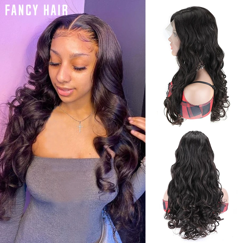 

Body Wave 13x4 Lace Frontal Wig Glueless Brazilian Human Hair Wig Pre-plucked 13x4 Lace Front Body Wave Wig For Women Human Hair