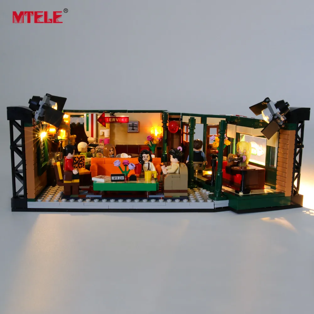 Kit de luz LED MTELE para Central Perk serie Ideas 21319 (no incluye el modelo)-0