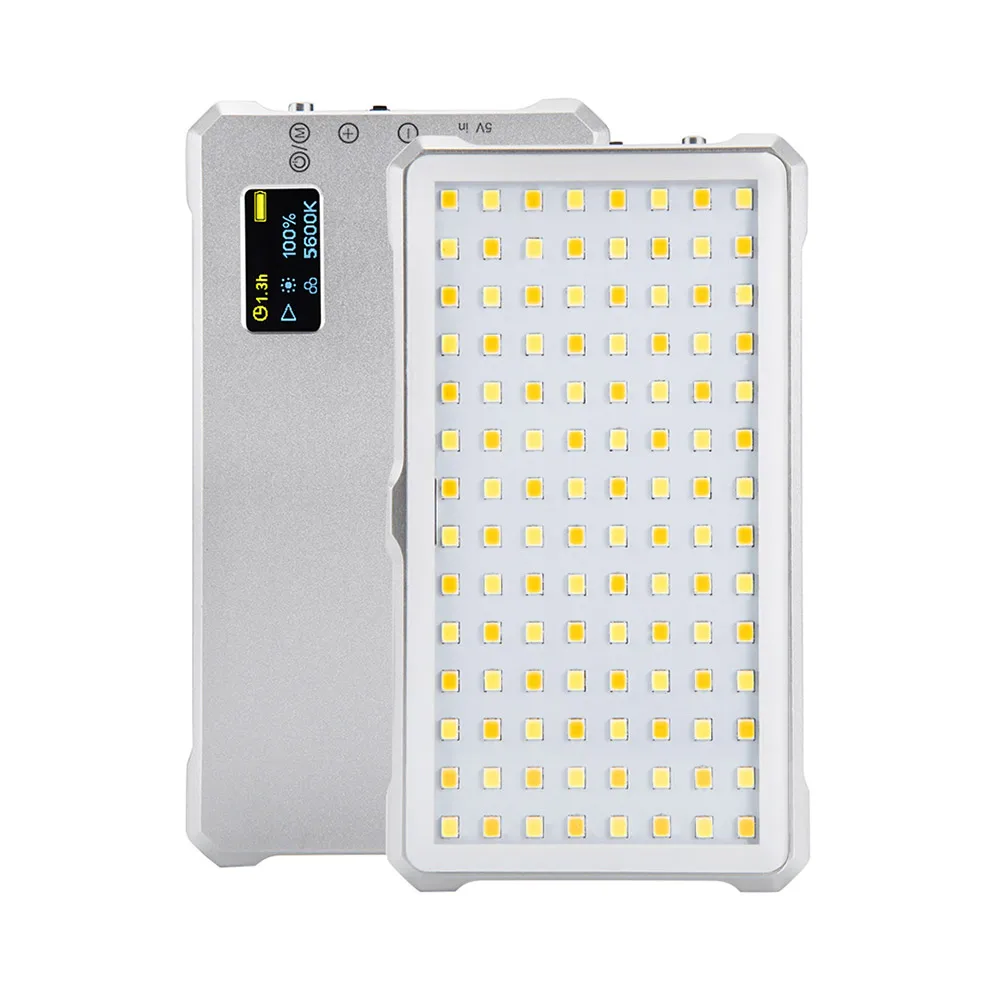 

Professional F12 Mini LED Video Light Lamp Fill-in Light with Display Screen 3200-5600K for Video Recording Studio Live Video