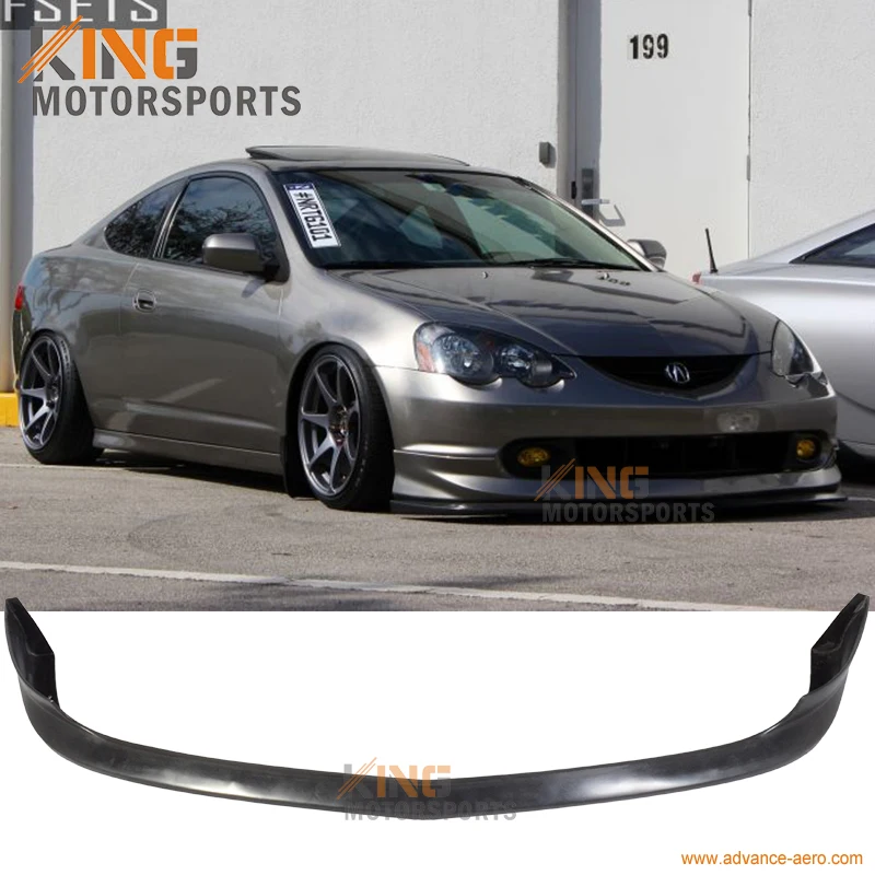 Подходит для 02 04 Acura RSX Dc5 2DR A Spec Style передний спойлер губ комплект из уретана|front