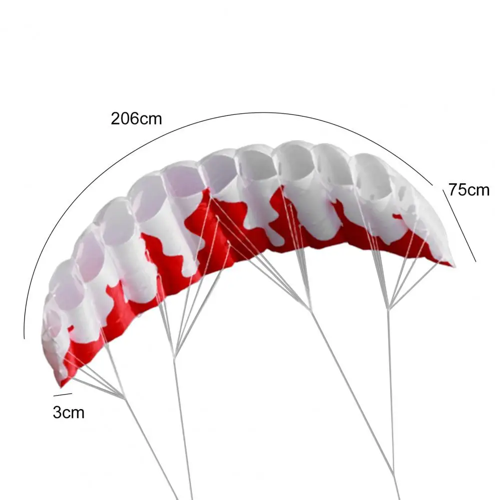 

Children's Gite Toy 2.06m Stunt Kite Dual Line Easy to Fly Plaid Cloth Portable Fashion Flame Stunt Parafoil for Beginner