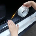 Прозрачная наклейка s для автомобиля, защита от царапин и наклейка для порога дверей автомобиля
