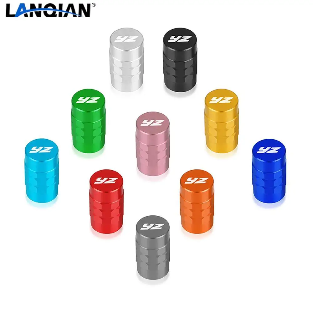 

with Logo "YZ" For YAMAHA YZ65 YZ80 YZ85 YZ125 YZ250F YZ426F YZ450F Wheel Tire Valve stem caps Cover Valve Caps Stem Cover