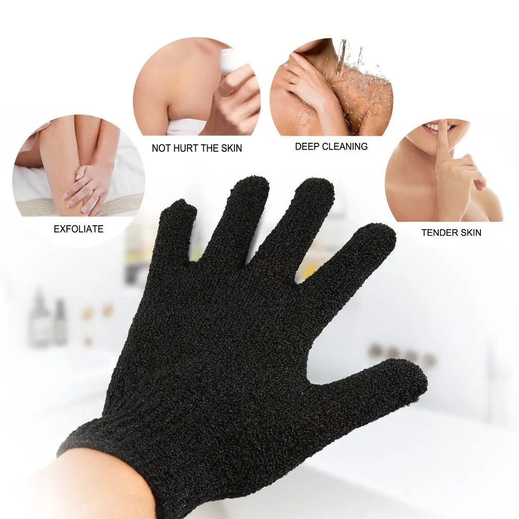 

1pc Exfoliating Gloves Full Body Scrub Dead Cells Soft Skin Blood Circulation Shower Bath Spa Exfoliation Accessories