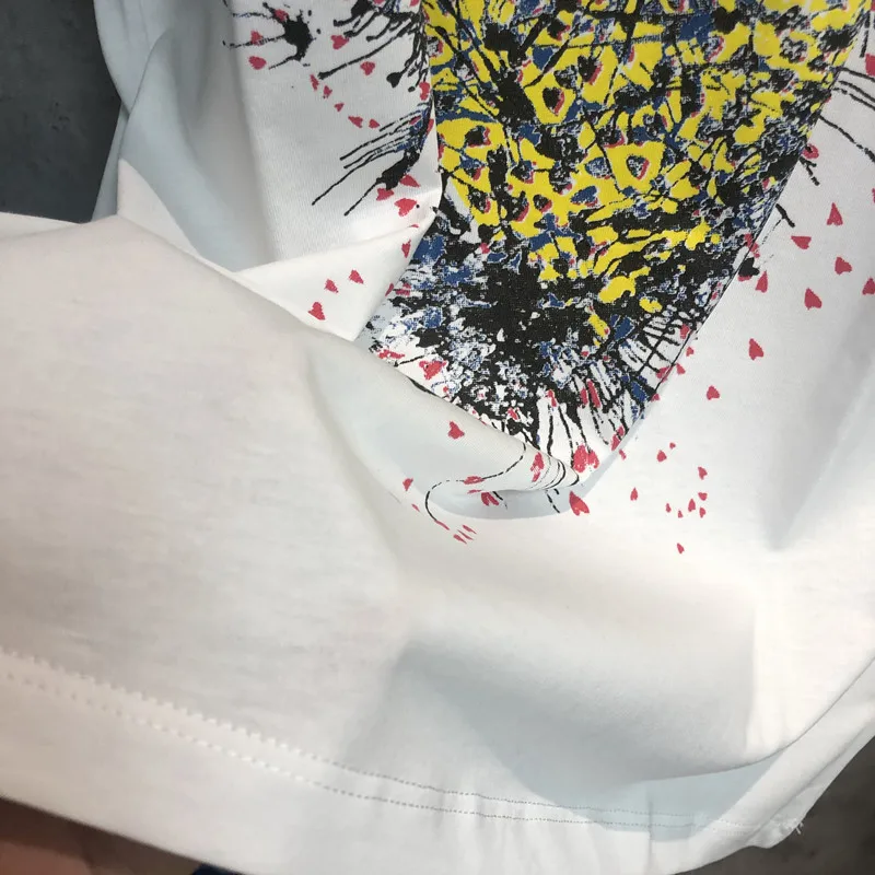 Женская футболка с принтом в виде сердца желтая коротким рукавом и надписью лето