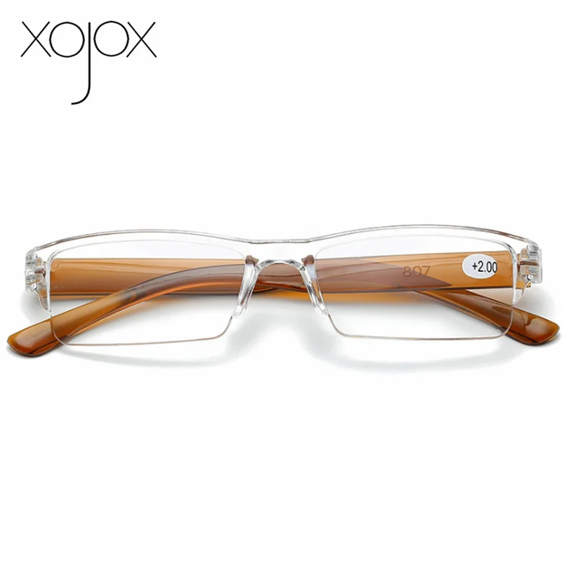 

XojoX Ultra-light Resin Reading Glasses Women Men Clear Lens Prescription Presbyopic Glasses Diopter +1.0 1.5 2.0 2.5 3.0 3.5