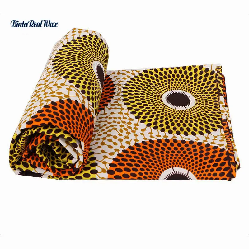 Высокое качество 6 ярдов африканская ткань полиэстер восковые принты Анкары