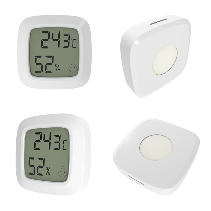 

Room Temperature & Humidity Monitor Mini Hygrometer Meter for Home Office Smile