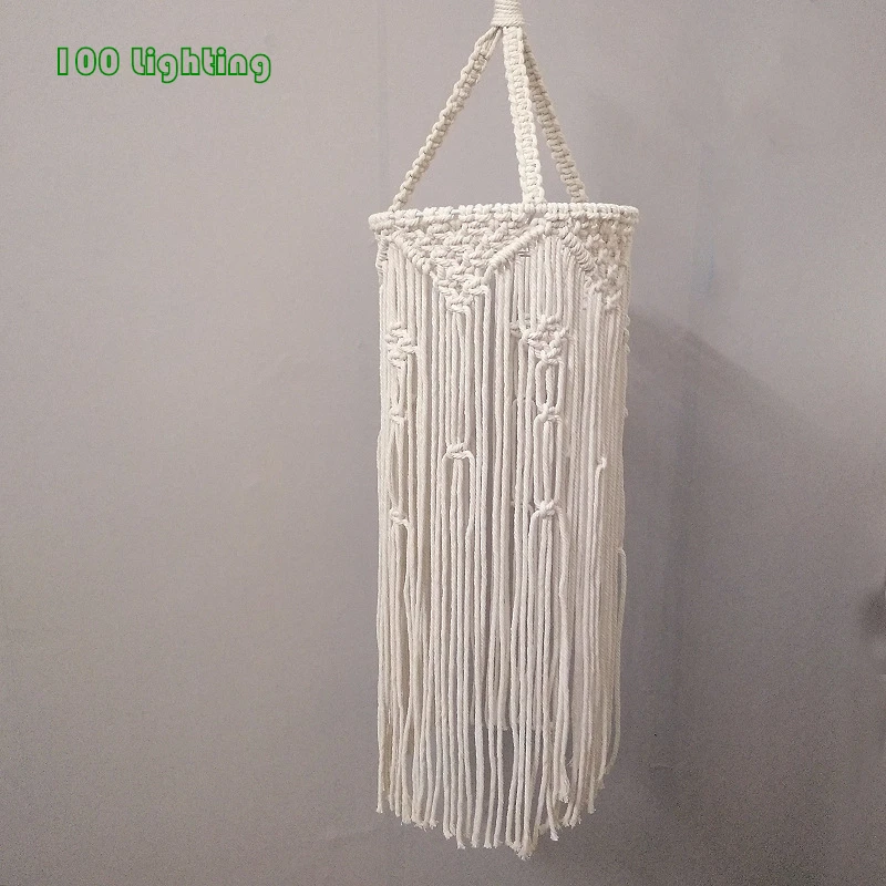 Современные белые ткани люстра для ресторана светильник спальни подвесные