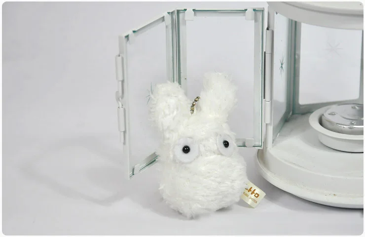 Японский аниме Кот Тоторо Чиби Милая Белая плюшевая игрушка кукла детский