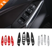 carbon silver red for mazda 6 atenza 2013 2017 accessories car door armrest window trim glass lift switch frame sticker cover
