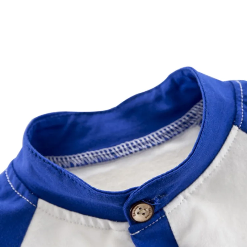 Летняя рубашка с воротником Мандарин для маленьких мальчиков Цвет желтый синий