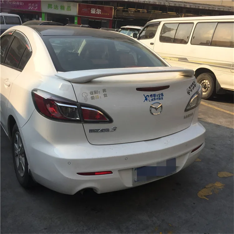 Спойлер для Mazda 3 2006 2013 спойлер автомобилей седан АБС пластик XC цвет заднего