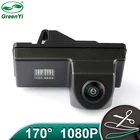 HD Автомобильный AHD 1080P 170 градусов объектив рыбий глаз Автомобильная камера заднего вида для Toyota Reiz Land Cruiser 100 200 Prado Android DVD