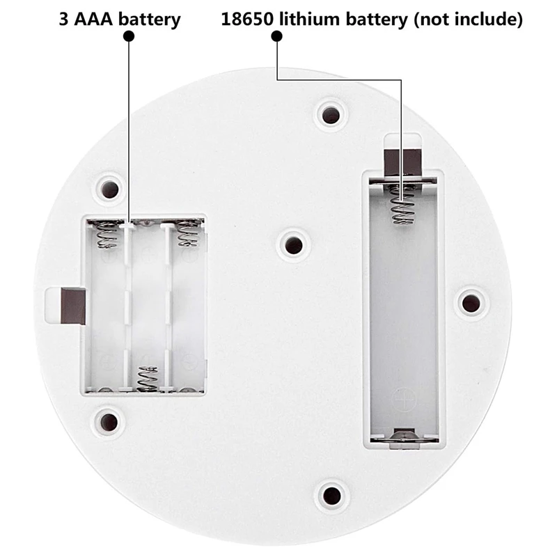 

1 Pcs White Rechargeable Turntable Display Stand & 1 Pcs 13 Hook Imitation Walnut Vintage Necklace Display Stand
