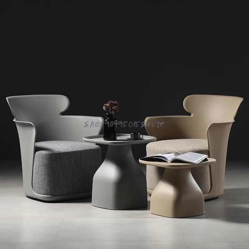 Простой уличный журнальный столик сетчатый красный Ins Диванный боковой