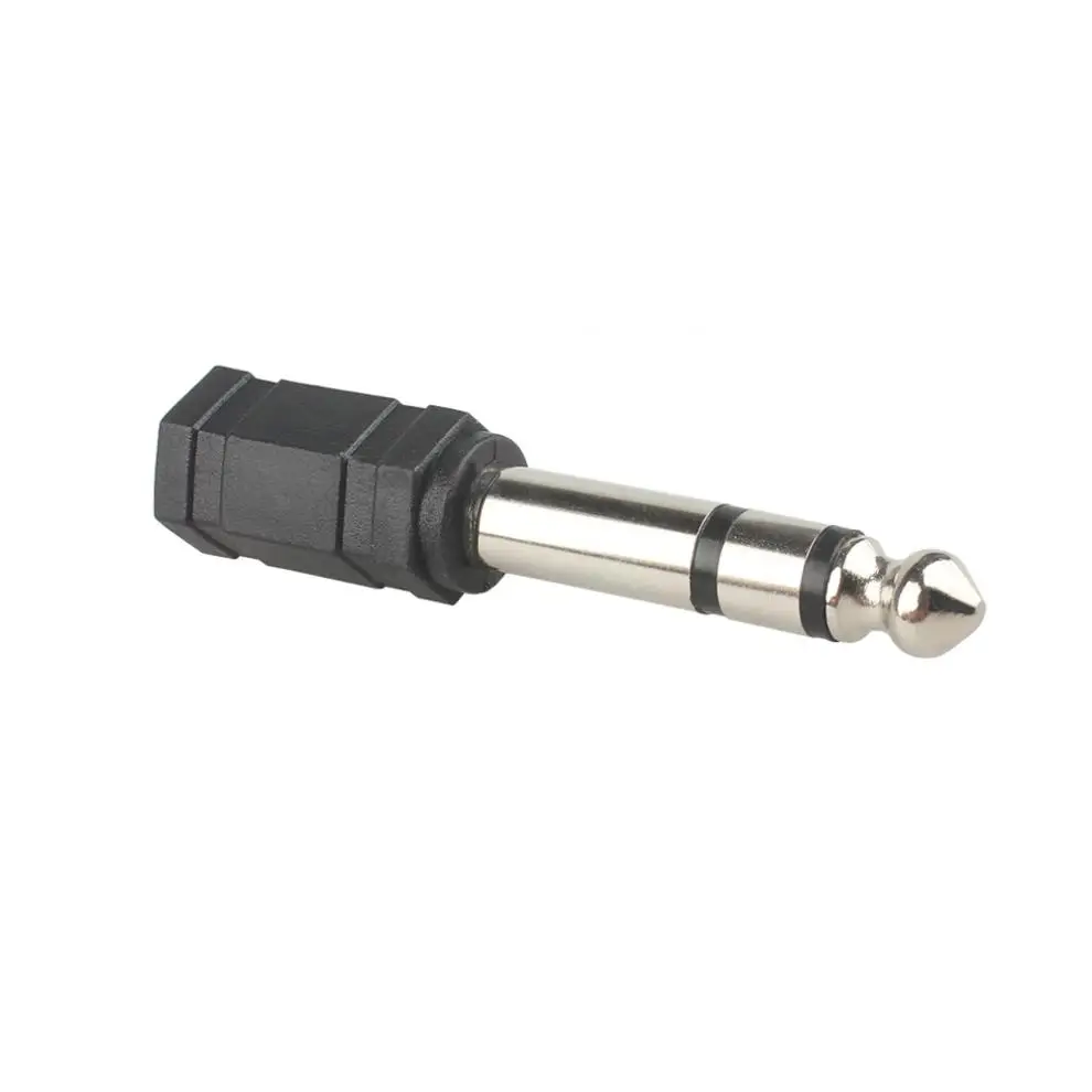 2PCS Black Color 6.5mm Male to 3.5mm Female MIC / Audio Adapter | Спорт и развлечения
