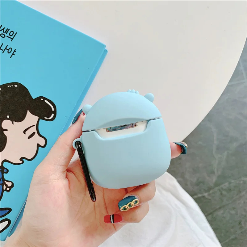 Для Apple AirPods Kawaii Penguin чехол 3D милый мультфильм уплотнение рыба беспроводные наушники крышка оболочка для Airpods 2 Earpods аксессуары