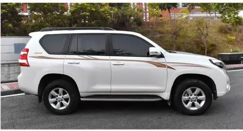 

For Toyota LC Prado FJ150 2010-2018 Colorful Door Body Decorative Sticker Cover