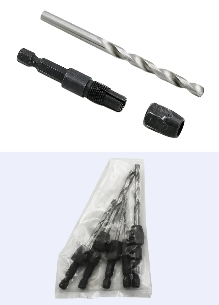 Набор быстросменных сверл комплект из 5 насадок с шестигранным хвостовиком 2 6 мм
