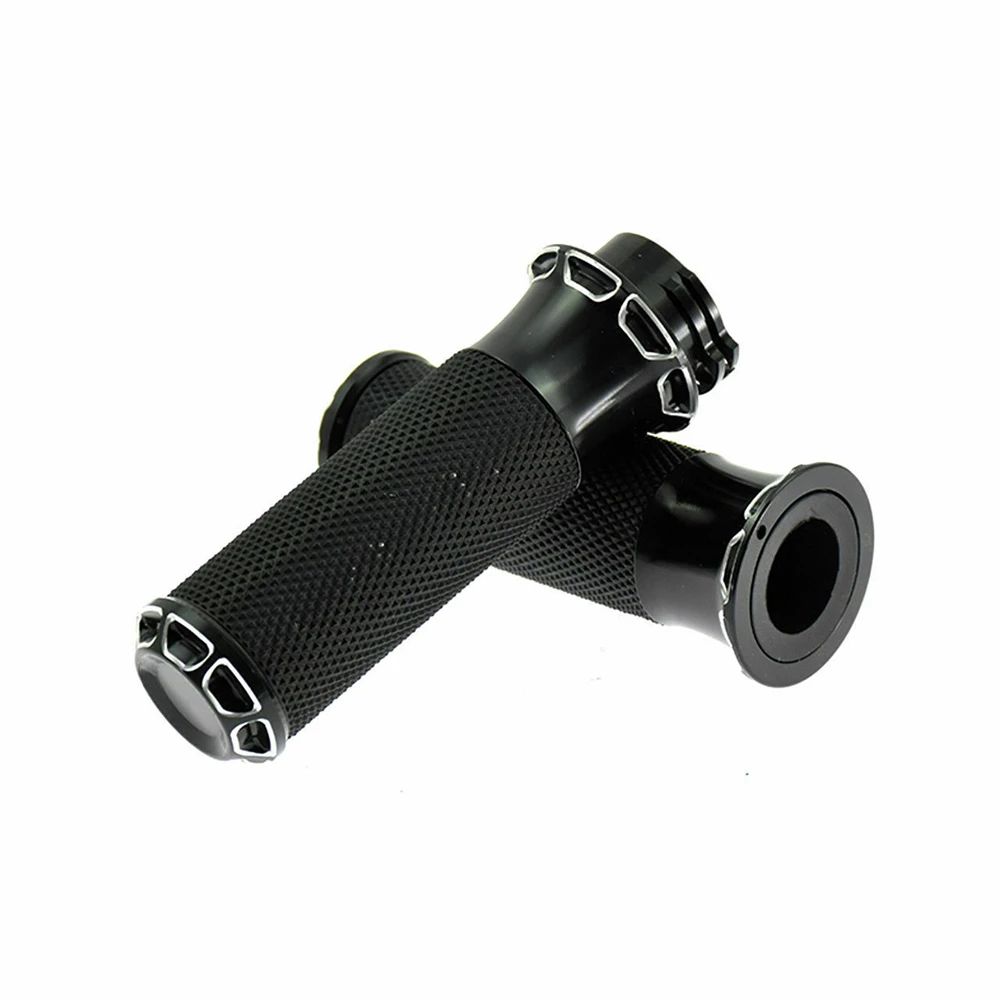 

1'' CNC Beveled Fusion Handlebar Hand Grips Bar For Harley Road Glide Road King