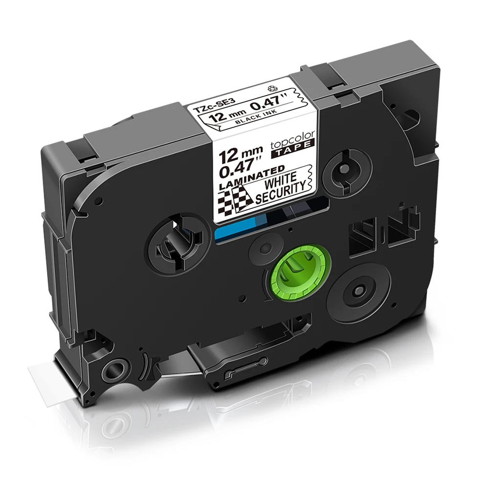 Topcolor 3PK tz-SE3 безопасности ленты 12 мм совместимый с Brother tz запечатанных лент для SE3