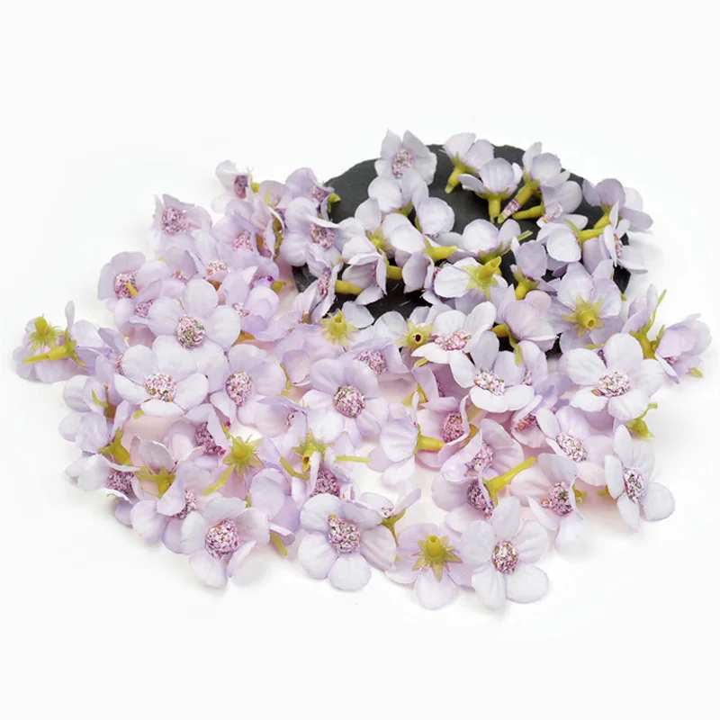 100 Stücke 2 cm Gefälschte Gänseblümchen Blumenköpfe Mini Seide Künstliche Blumen Für Kranz Scrapbooking Hause Hochzeit Valentinstag Dekorationen – Detail 8