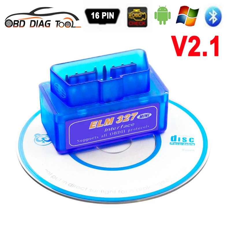 Super ELM327 Bluetooth-совместимый V2.1 OBD2 автомобильный сканер диагностический инструмент