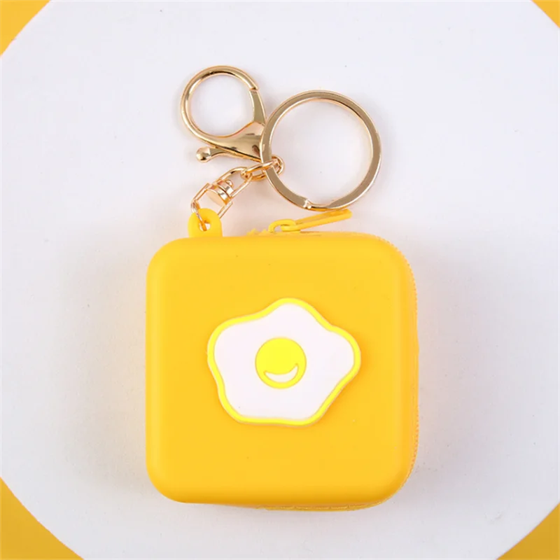 Korea Cute Wallet Cartoon Silicone Bag Coin Bag Animal Women Girls Key Bag Mini Headset Bag Purse Kid Gift