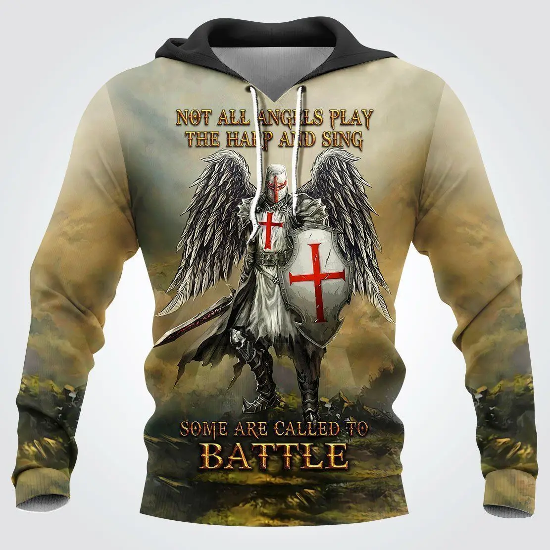 

KNIGHT TEMPLAR 3D Printed Men Hoodie Harajuku Fashion Retro Hooded Sweatshirt Autumn Unisex hoodies sudadera hombre A-963