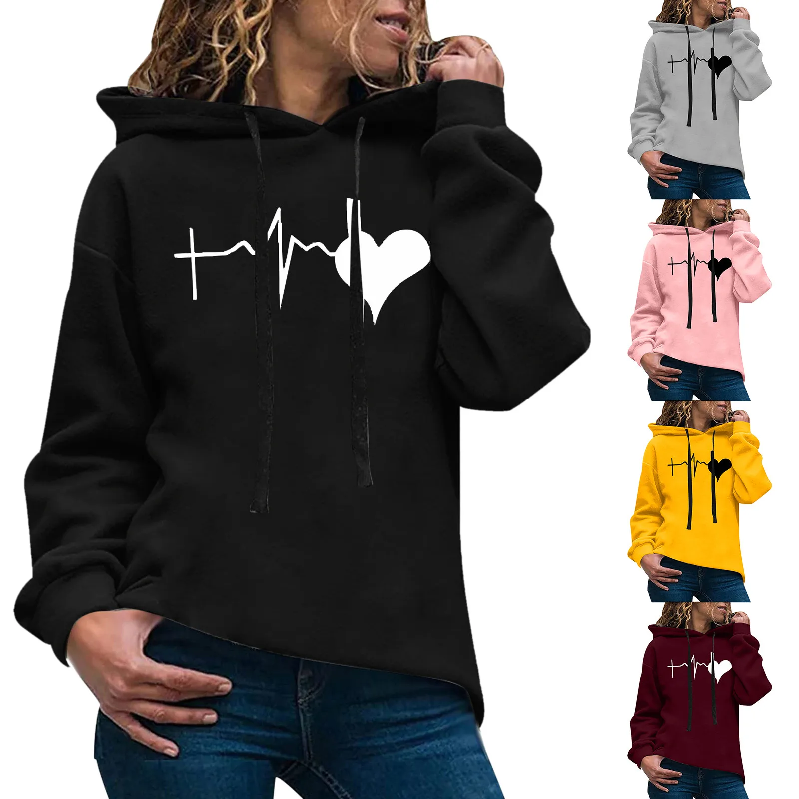 

Свитшот женский с длинным рукавом и надписью, 2021