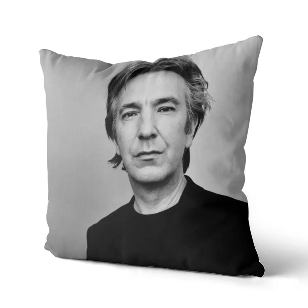 Хлопчатобумажные наволочки Alan Rickman на заказ для диванных подушек|Наволочки| |