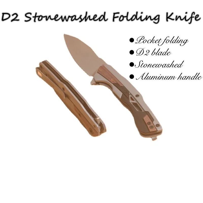 

NEW Endgame 2095 Folding Knife New Tactical Knife Aluminum Handle Pocket Knife Camping Hunting Knife EDC Tool Selfdense Knife