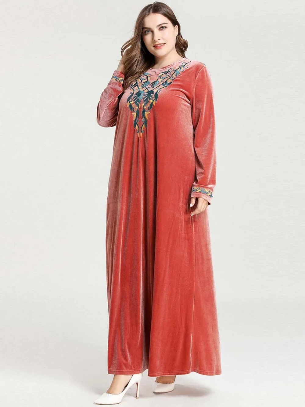 New Long Abaya Kimono Turkish Vestidos For Dubai Women | Тематическая одежда и униформа