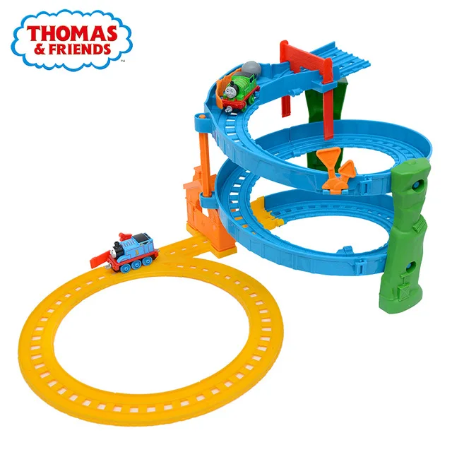 

Original Thomas and Friends Train Track Model Train Set Kids Plastic Metal Carros Toys for Children Juguetes Boys Gift Box