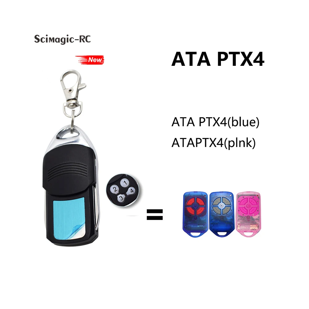 

4 кнопки гаража/ворота Замена Дистанционное Управление передатчик для ATA PTX4 SecuraCode 433,92 МГц
