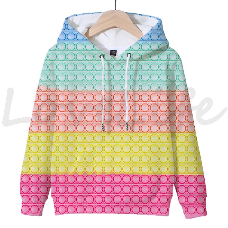 Толстовка детская с капюшоном и 3D-принтом свитшот в мультяшном стиле забавная